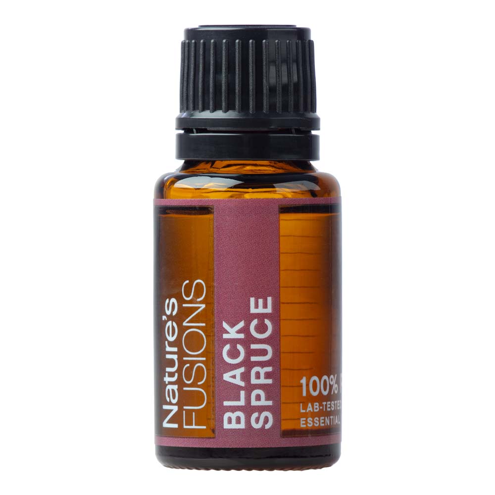 black spruce essential oil 15 ml bottle