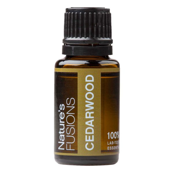cedarwood essential oil 15 ml bottle