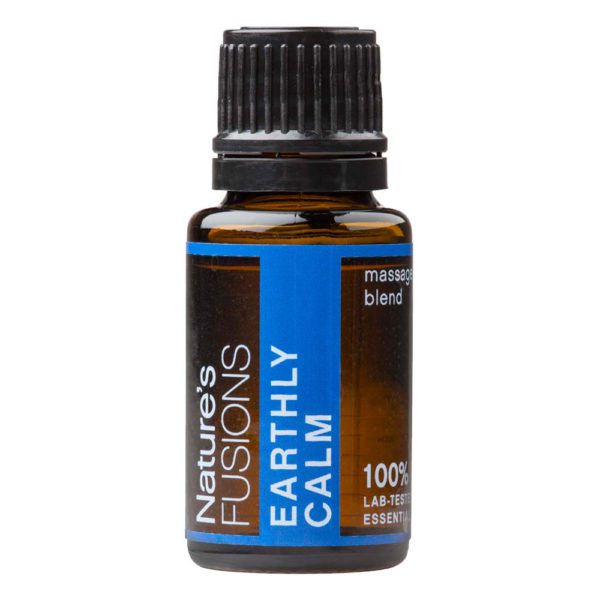 Nature's Fusions Earthly Calm massage essential oil blend