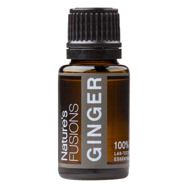 Natures Fusions 15 ml bottle ginger essential oil