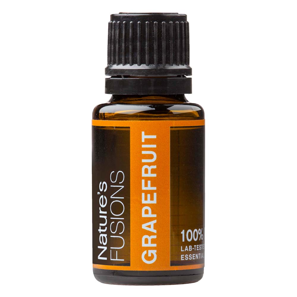 Natures Fusions 15 ml bottle grapefruit essential oil