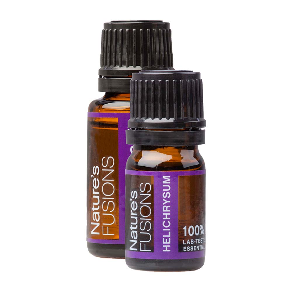 5 and 15 ml bottles helichrysum essential oil