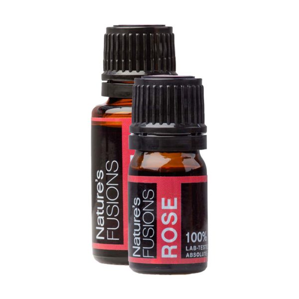 5 and 15 ml bottles rose essential oil