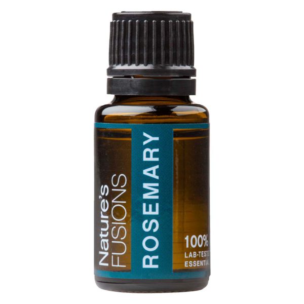 rosemary essential oil 15 ml bottle Nature's Fusions