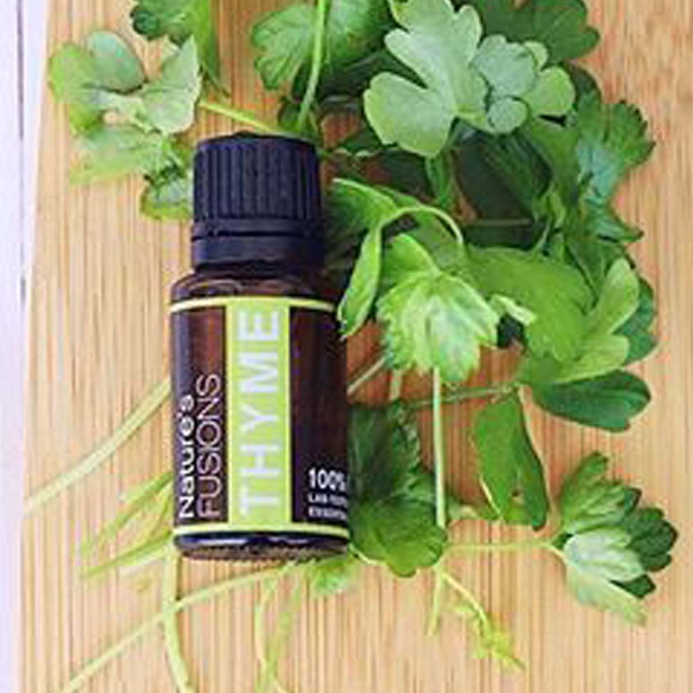 thyme essential oil with parsley