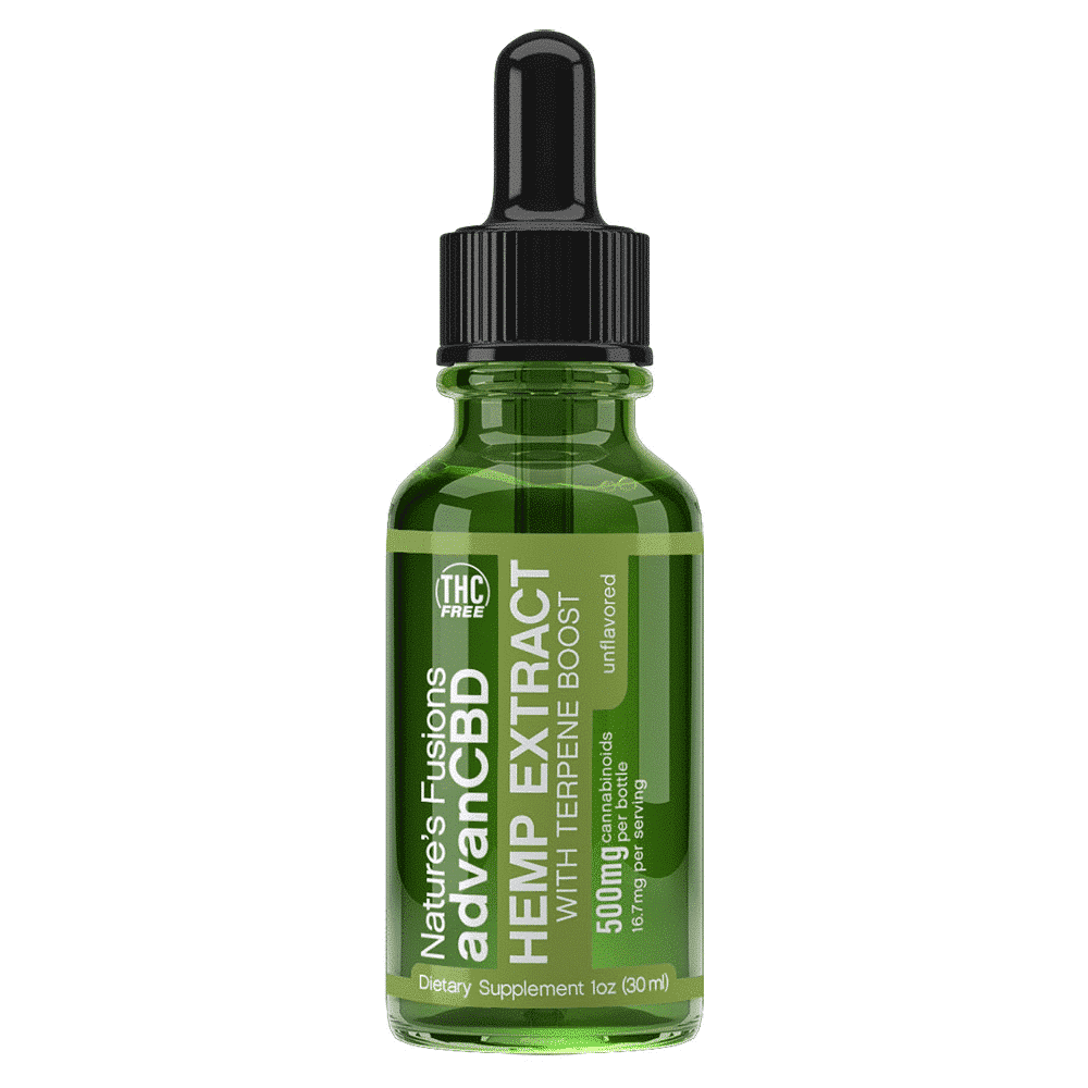 THCFree Hemp Extract Terpene Boosted Natural Natures Fusions