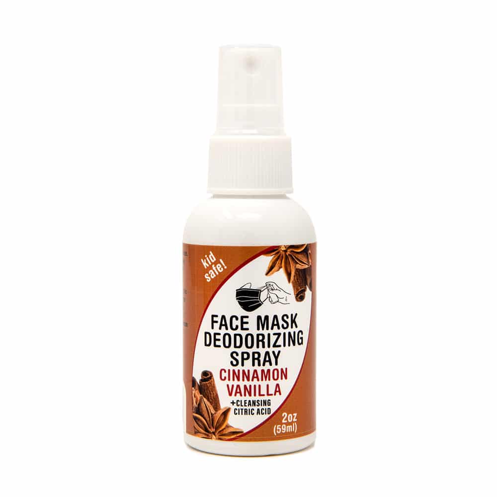 Face Mask Refresher Cleansing Spray – Cinnamon And Vanilla (4 Pack)