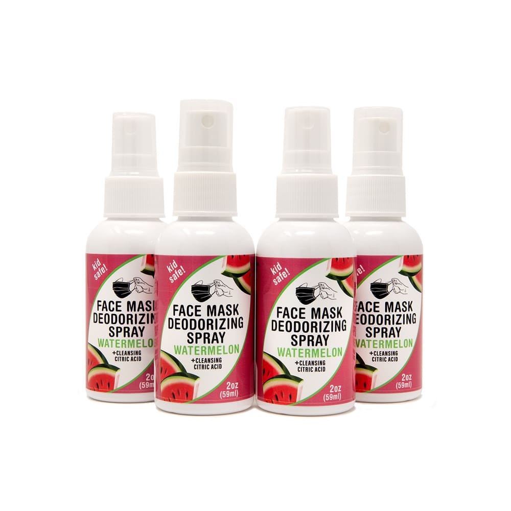 4-pack 2-oz Face Mask Deodorizing Spray – Watermelon