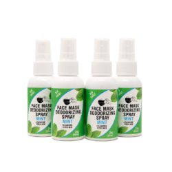 4-pack 2-oz Face Mask Deodorizing Spray – Mint