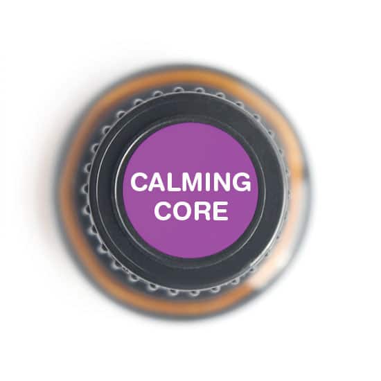labeled top of Calming Core bottle