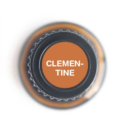 labeled top of clementine bottle