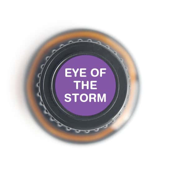 labeled top of Eye of the Storm bottle