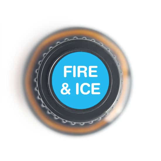 labeled top of Fire & Ice bottle