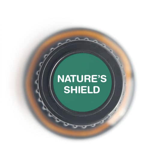 labeled top of Nature's Shield bottle