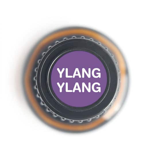 labeled top of ylang-ylang bottle