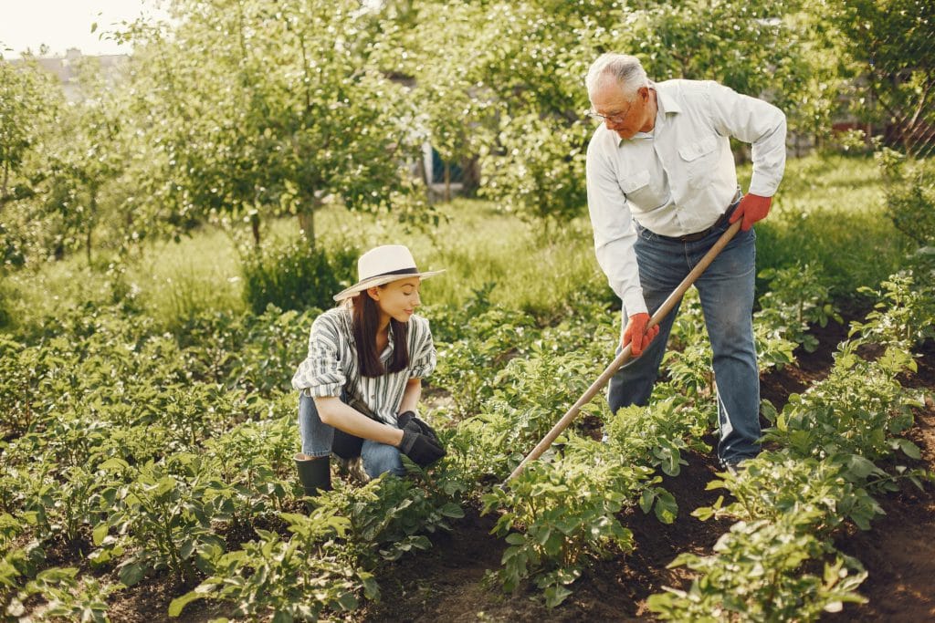 Father Daughter Gardening