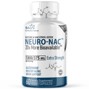Nutri Neuro NAC EXTRA Strength 375/1800mg : NAC Ethyl Ester + Glycine 60 count