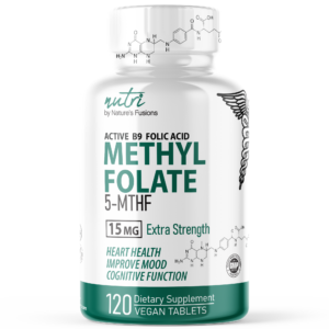 Nutri Methylfolate 15MG – 4 Month Supply, 120 Vegan Tablets