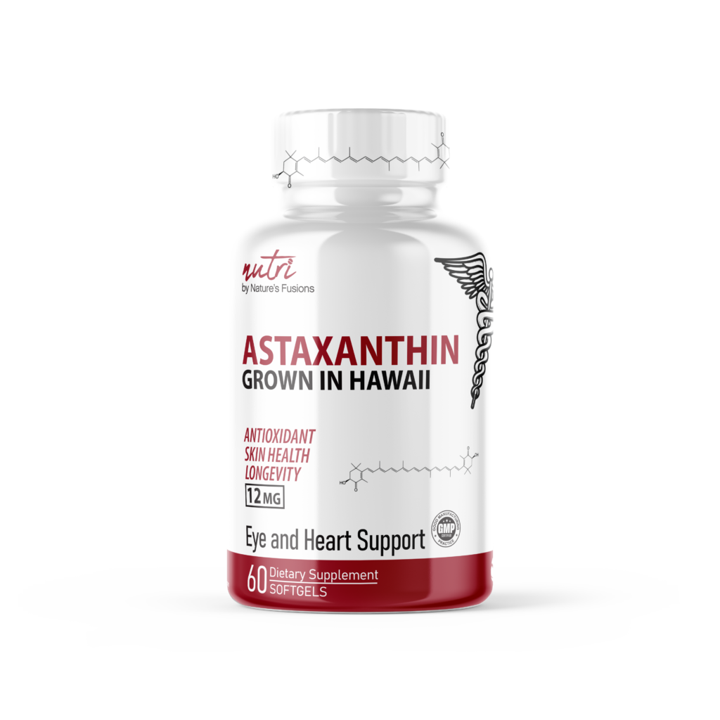 Nutri Astaxanthin 12mg Max Strength Premium Astaxanthin