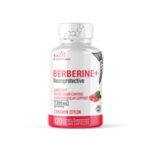 Nutri Berberine+ Supplement With Ceylon Cinnamon 1300mg – 120 Capsules