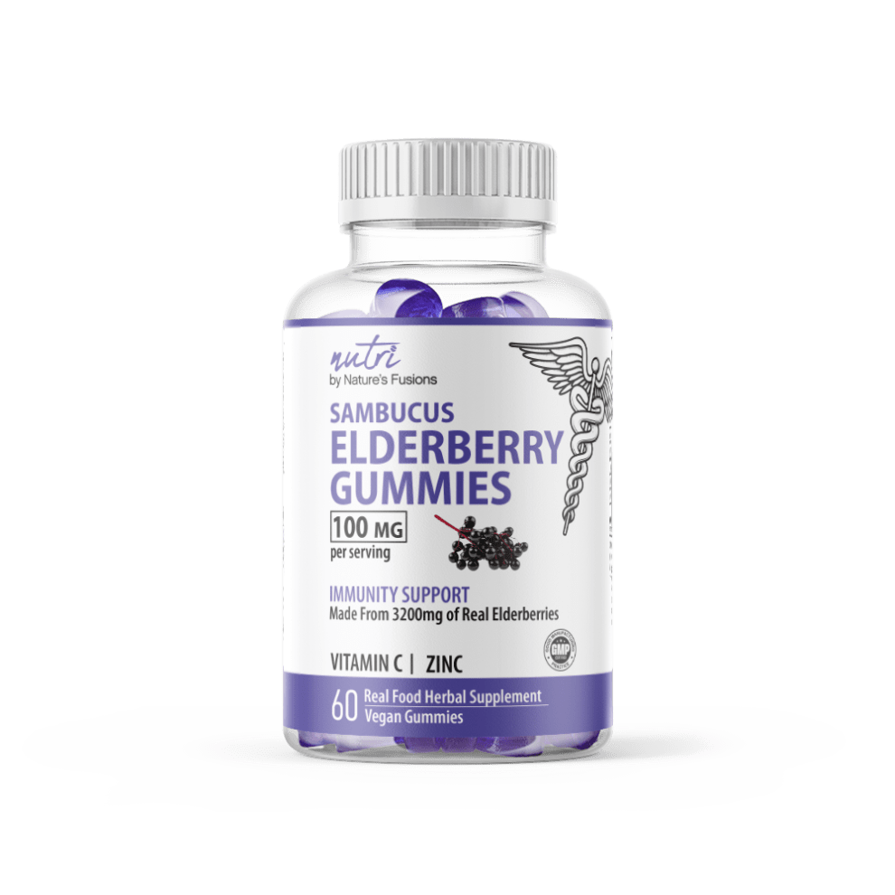 Nutri Elderberry Sambucus 100mg Gummies Nature's Fusions