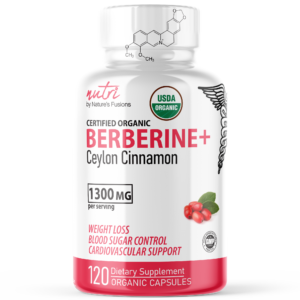 Nutri Berberine+ Supplement With Ceylon Cinnamon 1300mg – 120 Capsules (Copy)