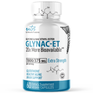 Nutri GlyNACET EXTRA Strength (Glycine w/ NAC Ethyl Ester, molybdenum & selenium) 1800/375mg – 60 count