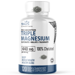 Nutri Triple Magnesium (Glycinate, Malate, Taurinate) 440 mg – 120 Count