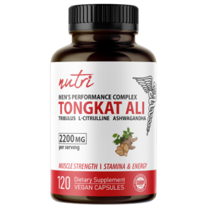 Nutri Tongkat Ali Men’s Performance Complex 2200 mg – 120 Count