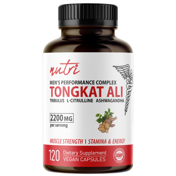 Nutri Tongkat Ali Men's Performance Complex 2200 mg - 120 Count
