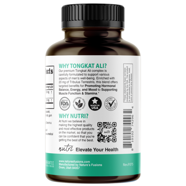 Nutri Tongkat Ali 1020 mg Extra Strength - 120 Count - Image 3