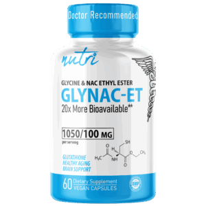 Nutri GlyNACET (Glycine w/ NAC Ethyl Ester, molybdenum & selenium) 1050/100mg – 60 count