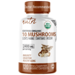 Nutri 10 Mushroom Organic 2400 mg - 120 Count